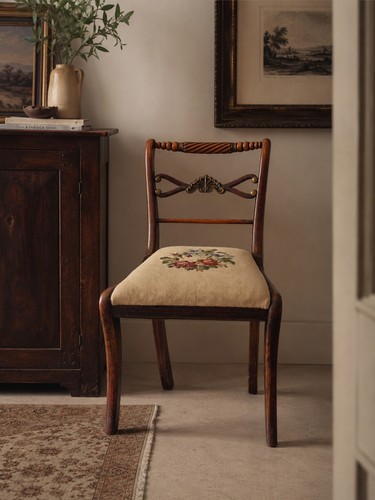 Antique victorian balloon back - antique,