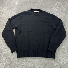 Novu Collection Black Cashmere & Wool Sweater Men’s Size Medium