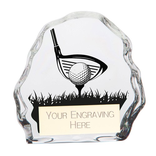 Golf trophies mystique - golf, crystal