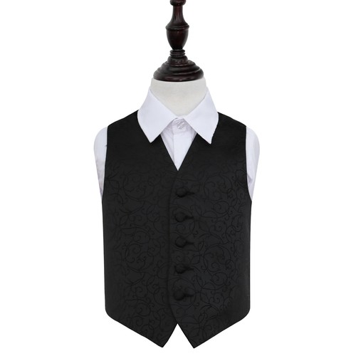 Black woven swirl patterned - black,