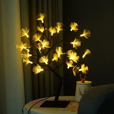 ¦24LED Fiber Optic Tree Lamp