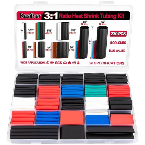 230pc heat shrink tubing - 230pc,
