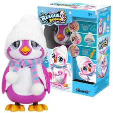 Rescue Penguin Interactive Pet Pink Toy Sounds Lights Emotions Accessories