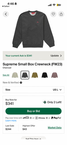 Supreme box logo crewneck - box,