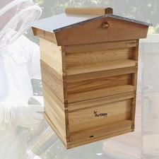 National Bee Hive Cedar Bee Keeping 2 Super 1 Brood Gabled Rood Beehive Apiary
