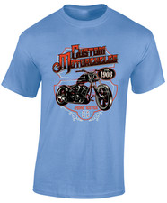 CUSTOM MOTORCYCLES 1903 MENS T SHIRT MOTORBIKE BIKER CHOPPER CLOTHING TOP