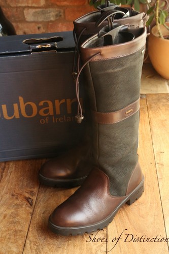 Dubarry brown leather navy - brown,