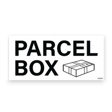 White Parcel Box Self Adhesive