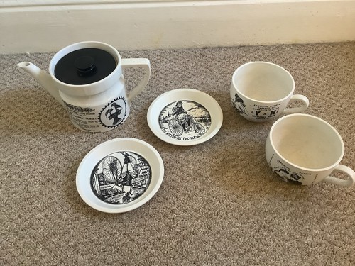 Portmeirion corsets tea set - corsets,