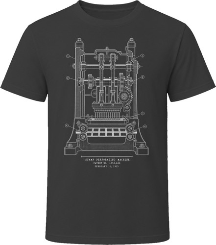 Stamp perforating machine - stamp,