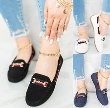 LADIES FLAT COMFY WORK WOMENS