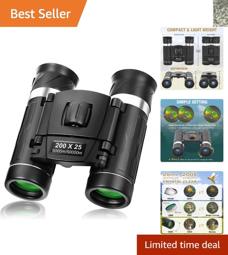 Compact 200x25 binoculars - 200x25,