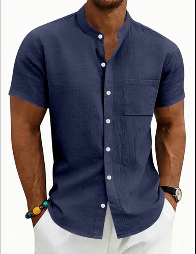 Men navy blue - blue, blend