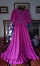 Vintage Original  1970s Long Dress