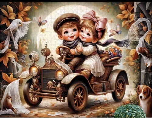 Vintage car with - car, 1000