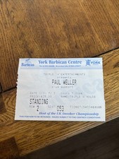 PAUL WELLER CONCERT TICKET