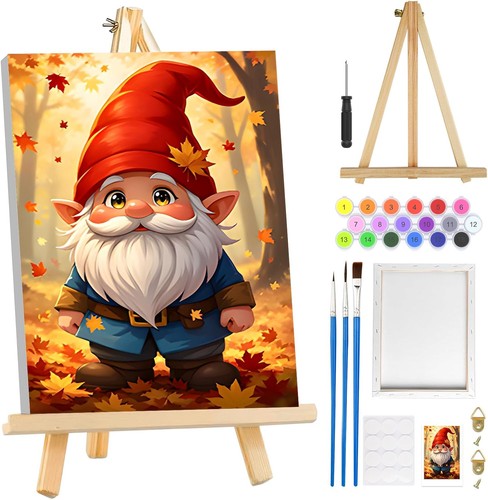 Autumn paint numbers - autumn, kit