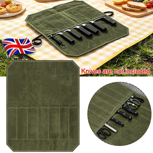 Slots chef knife roll wax - chef,