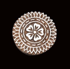 Indian Wood Printing Block