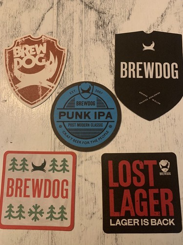 Brewdog beer mats new rare - beer,