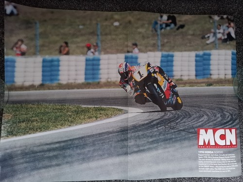 Mick doohan signed iconic - mick,