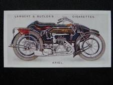 No.4 ARIEL & SINGLE SIDE CAR Motor Cycles REPRO by Lambert & Butler 1923