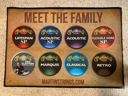 Martin guitar rug - martin, 36"