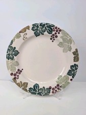 Vintage Royal Winton Toscana hand decorated spongeware 10.5" dinner plate 