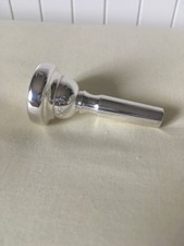 Mc Cann cornet mouthpiece - immaculate in silver plate