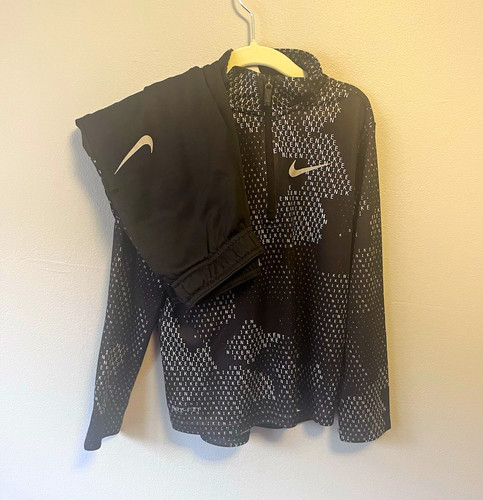 Nike dri fit black white - dri-fit, logo
