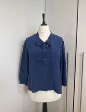 Toast Women's Silk Blouse Blue