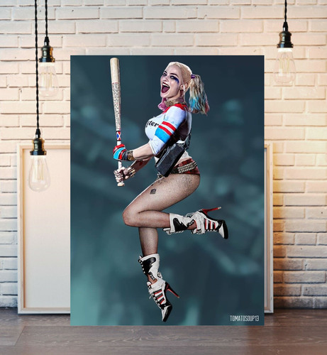 Harley quinn canvas - harley, print
