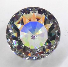 Vintage SWAROVSKI 7120 - 50MM HALF BALL / KNOB / HANDLE Crystal