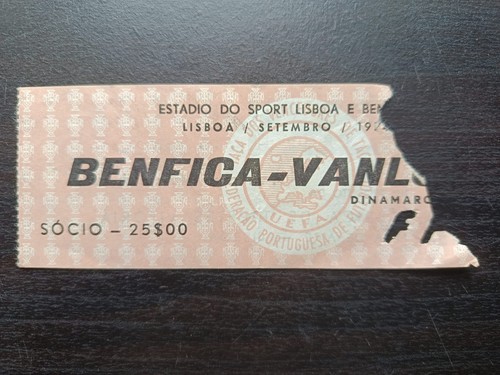 Rare ticket benfica vanløse - ticket,