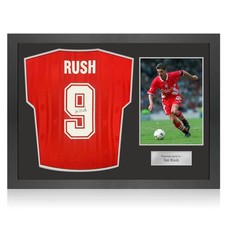 Ian Rush Back Signed Liverpool