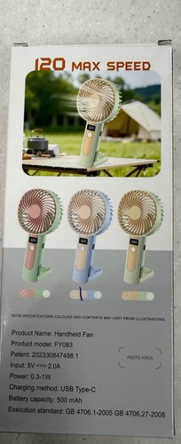 Handheld fan rechargeable - fan,