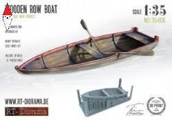 Diorama wooden row - 1/35,