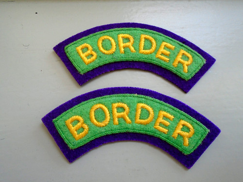 New pair border regiment - border,