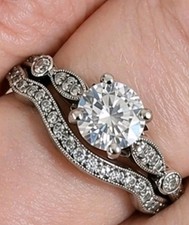 Diamonique Sterling Silver