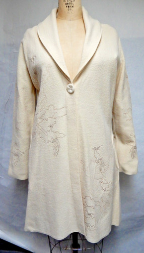 Whitewash cream boiled wool - whitewash,
