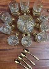 Vintage 10 Tea Cups Turkish