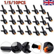 1/5/10x Strong 2” Nylon Spring Clamps Set SWIVEL GRIPS Plastic Small Micro Clip