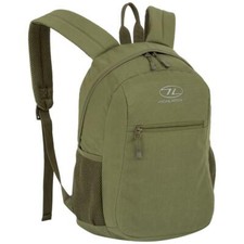 Highlander Dublin Daysack Bag 15L Green Rucksack Backpack School Camping Hiking