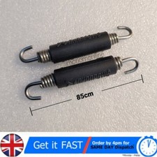 2x 85mm Motorcycle Modified Exhaust Pipe Spring Stainless Steel AK Spring