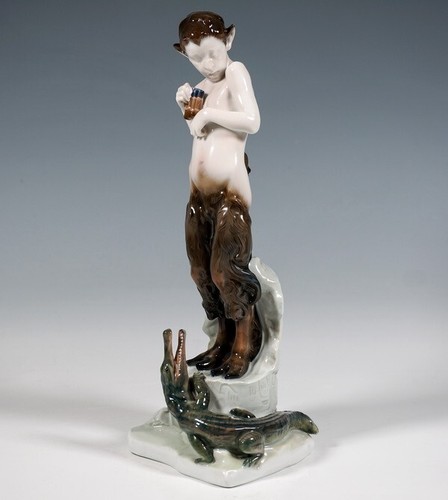 Rosenthal vintage faun with - rosenthal,