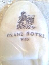 GRAND HOTEL WIEN New White Ladies Slippers Sealed