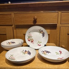 Vintage Marks & Spencer St Michael Ashberry Cereal Soup Bowl x 6 18cm