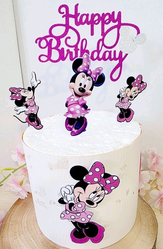 Minnie cake topper set - cake,