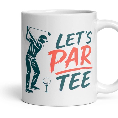 Let par tee mug - mug, funny