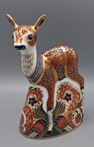 Royal crown derby paperweight - crown,